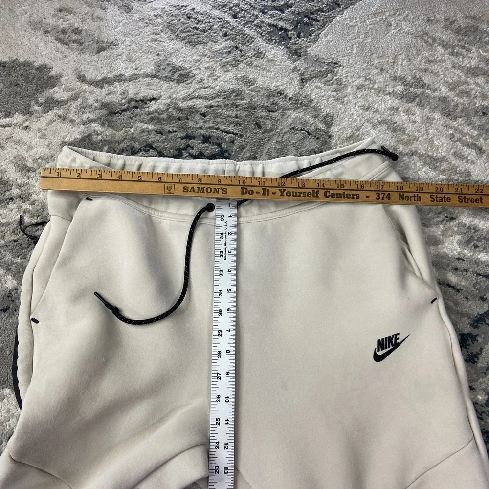 Nike Tech Fleece Joggers Mens XL Beige‎ Vintage Y2K Performance Season